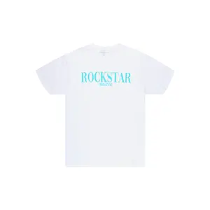 Octavio 2.0 White/Blue Oversized Graphic T-Shirt