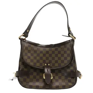 Pre-owned Louis Vuitton Leather Crossbody Bags B6636 Highbury Handbag Damier