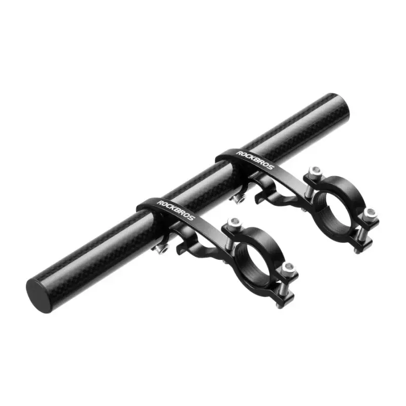 ROCKBROS Double Bike Handlebar Extender - Lightweight, Durable, Functional Accessory for Bicycle Equipment, Compatible with Bike Lights, Handlebar Accessories, Bike Accessories