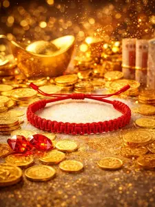 Red Hand-woven Bracelet - A unisex red knotted bracelet, a red double-knot bracelet, a gift for women, an infinity symbol bracelet for men, symbolizing good luck, a perfect Valentine's Day gift, and a New Year's gift.