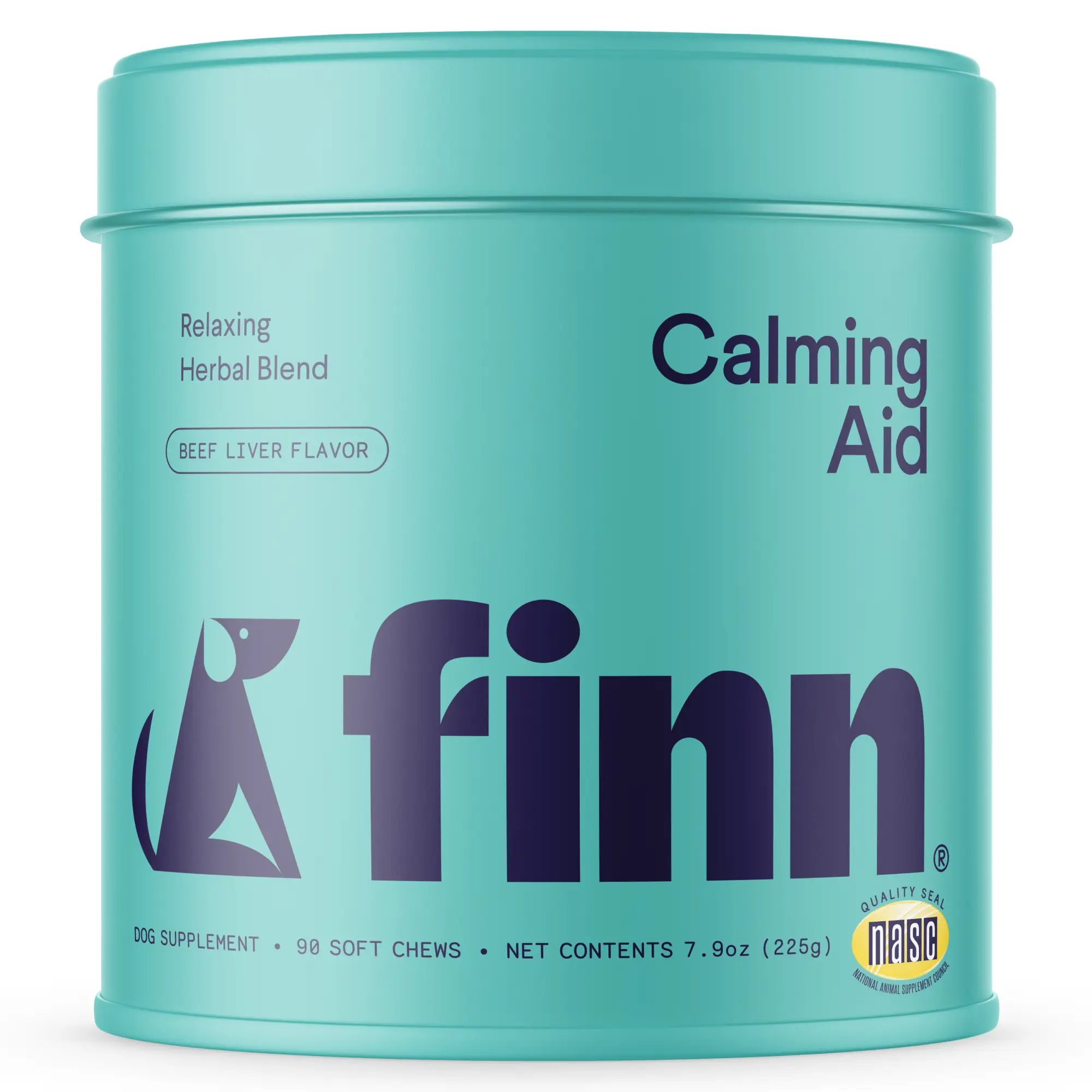 FINN Calming Aid for Dogs - Natural Calming Chews, Melatonin, Stress Support, Se...