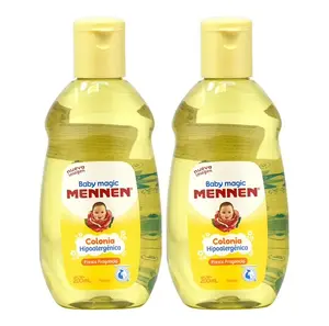 Mennen colonia 2 PK Comfort Skincare  Unisex Mennen  Floral Scent Alcohol-Free Formula 200ml for Boys & Babies Natural Ingredients Fresh