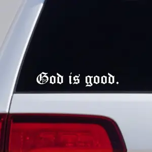 God is good. Decal ,Car Decals For Women, Faith Mirror Decal, Cute Vinyl Decal