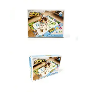 Magic Water Painting Pad Set, Large Size 50x40cm, Includes Cloth, Pen, 4 Tracing Boards, Educational Toy for Kids, Gift