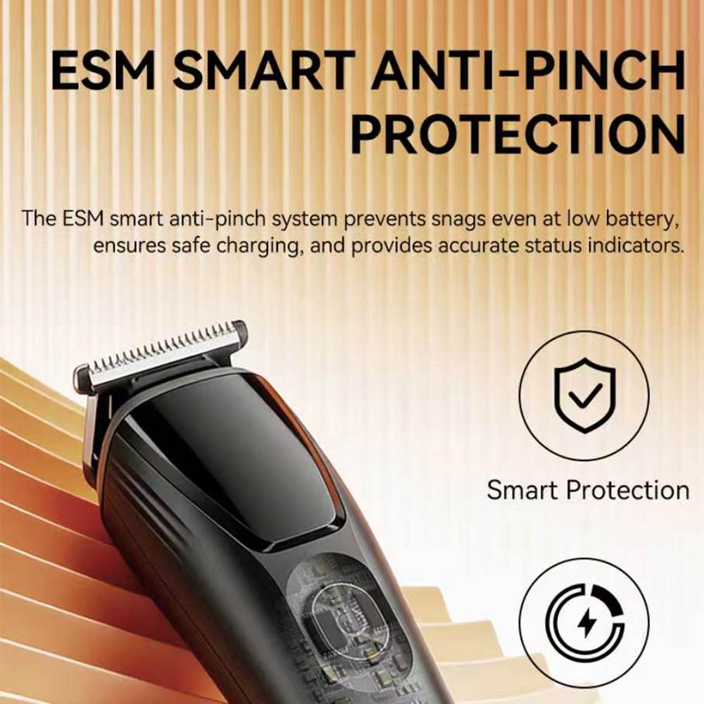 Professional Hair Clippers for Men – HIMAI C2B Electric Hair Trimmer, Quiet Motor, Long Battery Life, Type-C Fast Charging, Perfect Home Haircut Kit for Family & Gifts