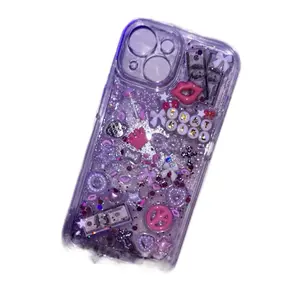 iPhone 15 That Girl Case with Colorful Beads and Decorative Elements