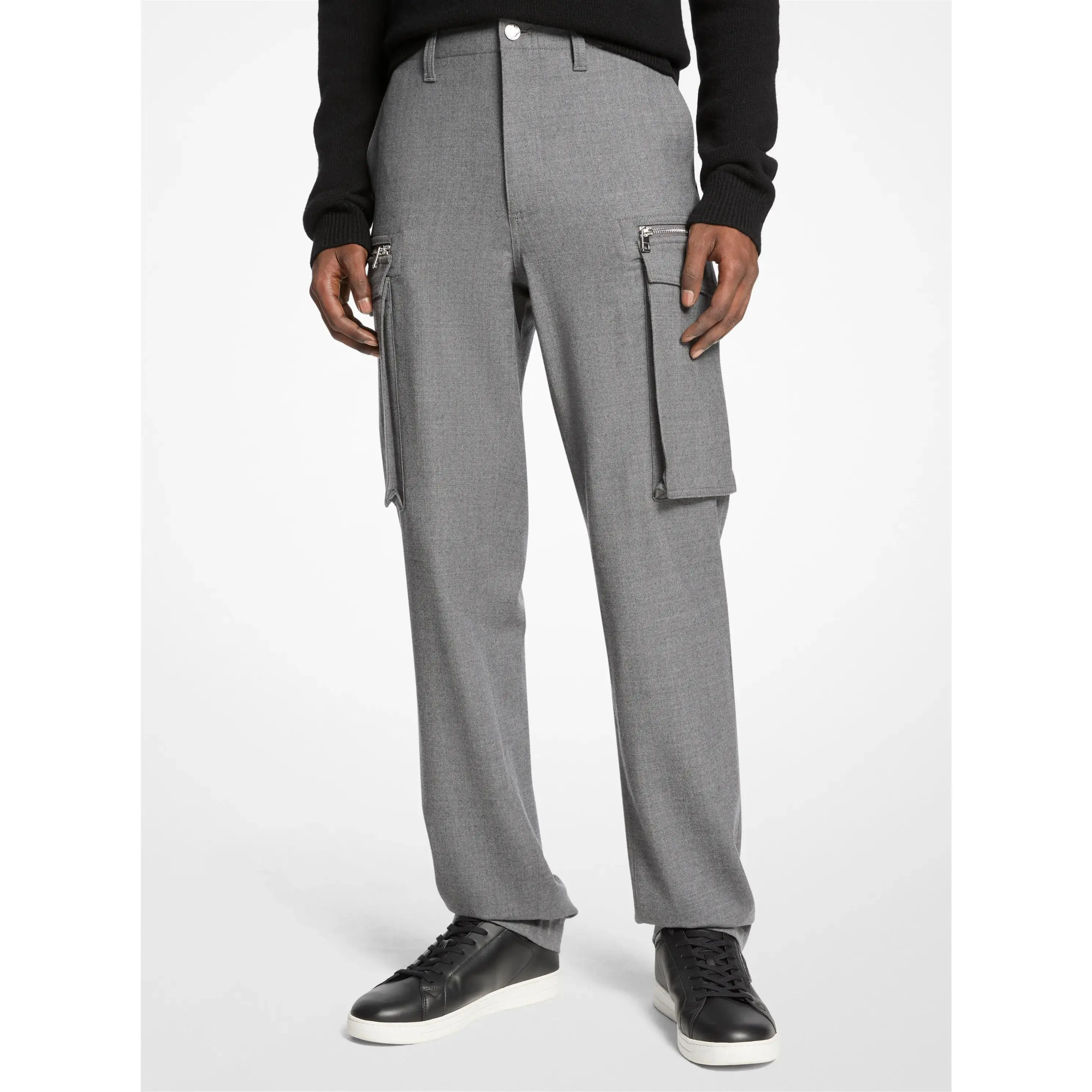 Stretch Wool Cargo Pants