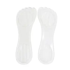 Unique Bargains 1 Pair Transparent Gel High Heel Liner Pad Foot Shoes Protect Insole for Women