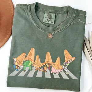 Comfort Colors® Toys Crossing T-Shirt, Toy Character Shirts, Family Trip Tees