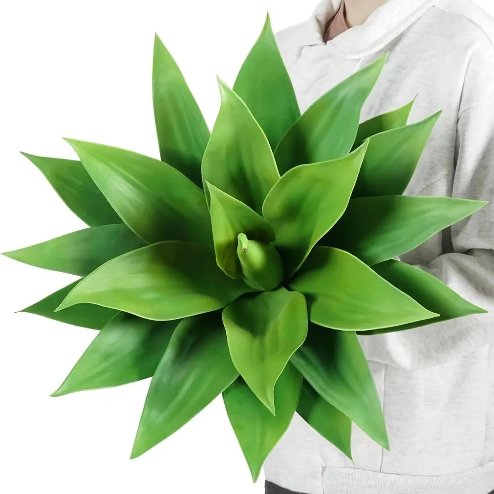 Large Artificial Succulent Plant 22 Inch, Indoor Fake Cactus Decor for Living Room Floor Office Garden, Outdoor Home Decoration