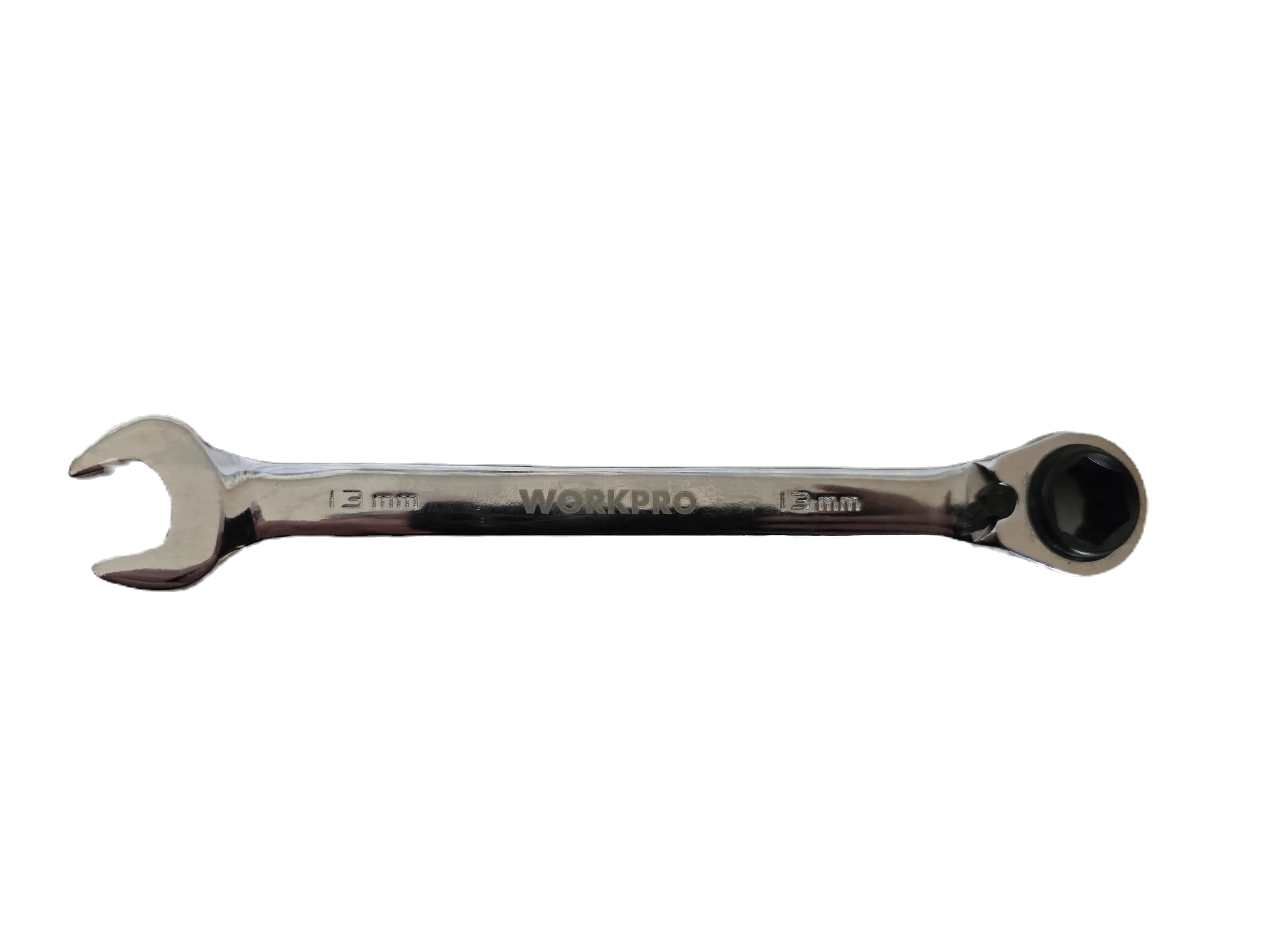 WORKPRO 7-Piece 3-in-1 Reversible Ratchet Wrench Set | Metric 8-19mm | Spline, 6pt & 12pt Compatible
