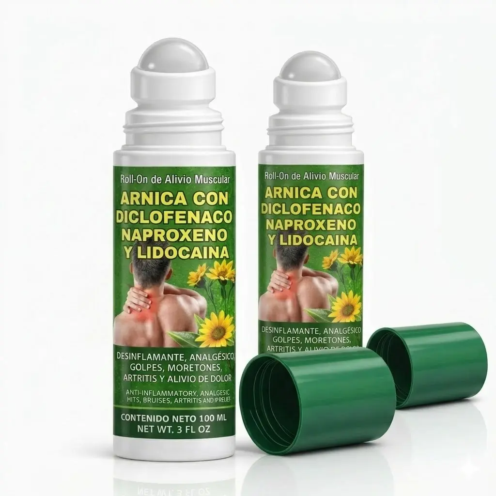 2 BUNDLE | Arnica Roll-On – For Tingling, Numbness & Burning – No Messy Hands