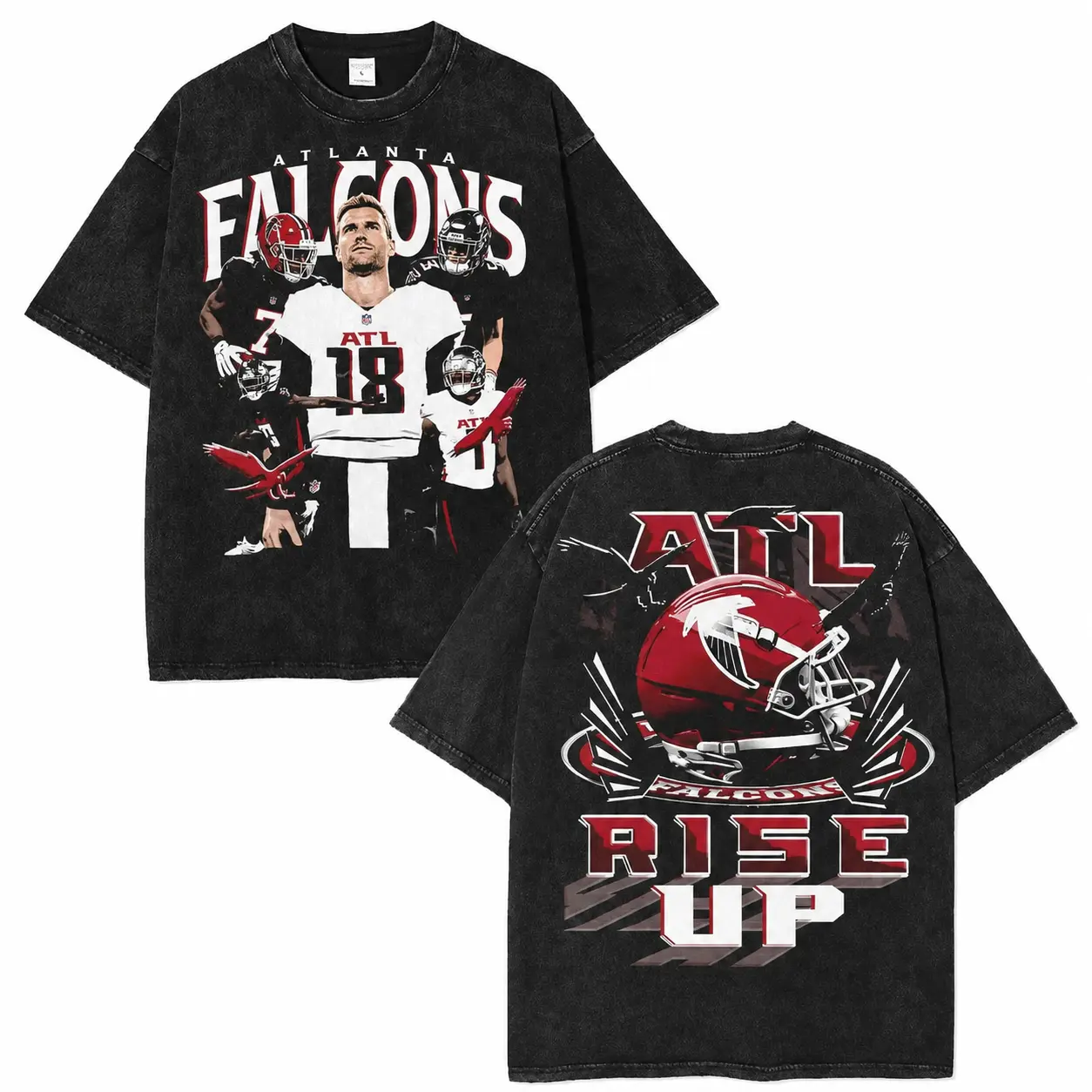 Vintage Football Graphic T-Shirt, Black Tee, Retro Player Print, Unisex Short Sleeve Streetwear Shirt