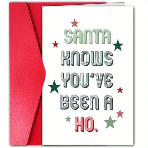 Humorous Dad Joke Reference Greeting Card - Shady Pines Joke, No Favorite Child Savage Design for Father's Day, Blank Inside DIY Heavyweight Cardstock with Envelope, 1 Pack Festive Gift for Dad, Write Your Real Love Personal Message, 4.7X7"