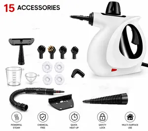 Dauhor 2026 1050W High-Power Handheld Steam Cleaner Spray Pot - 15 Accessories, Safety Lock, Multifunctional for Kitchen, Bathroom, Household Cleaning (Electric Home Appliance)