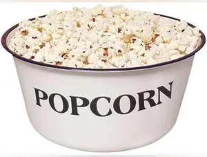 Popcorn Enamelware Bowl