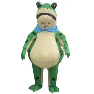Inflatable Frog Costume for Teens Funny Blow Up Frog Animal Costume Halloween Party Cosplay tiktokshopspringglowup