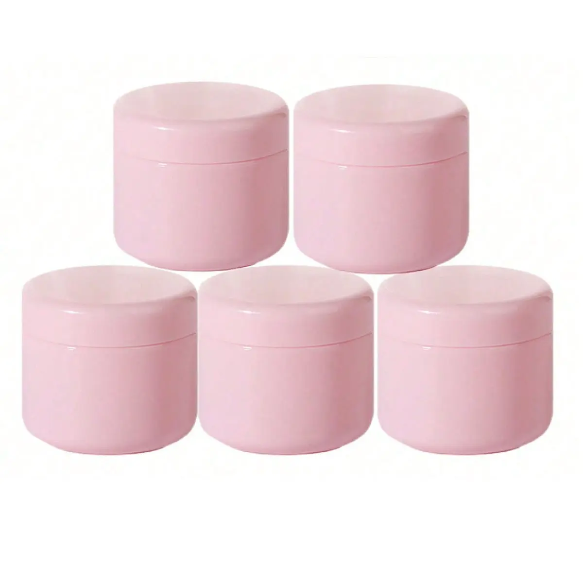 Reusable Plastic Storage Empty Makeup Containers, Travel Cream Lotion Bottles, Leak-Proof Cosmetic Jars, Airtight Sealed Canister, Home Living Room Bedroom Bathroom Decor, Reusable Airtight Waterproof
