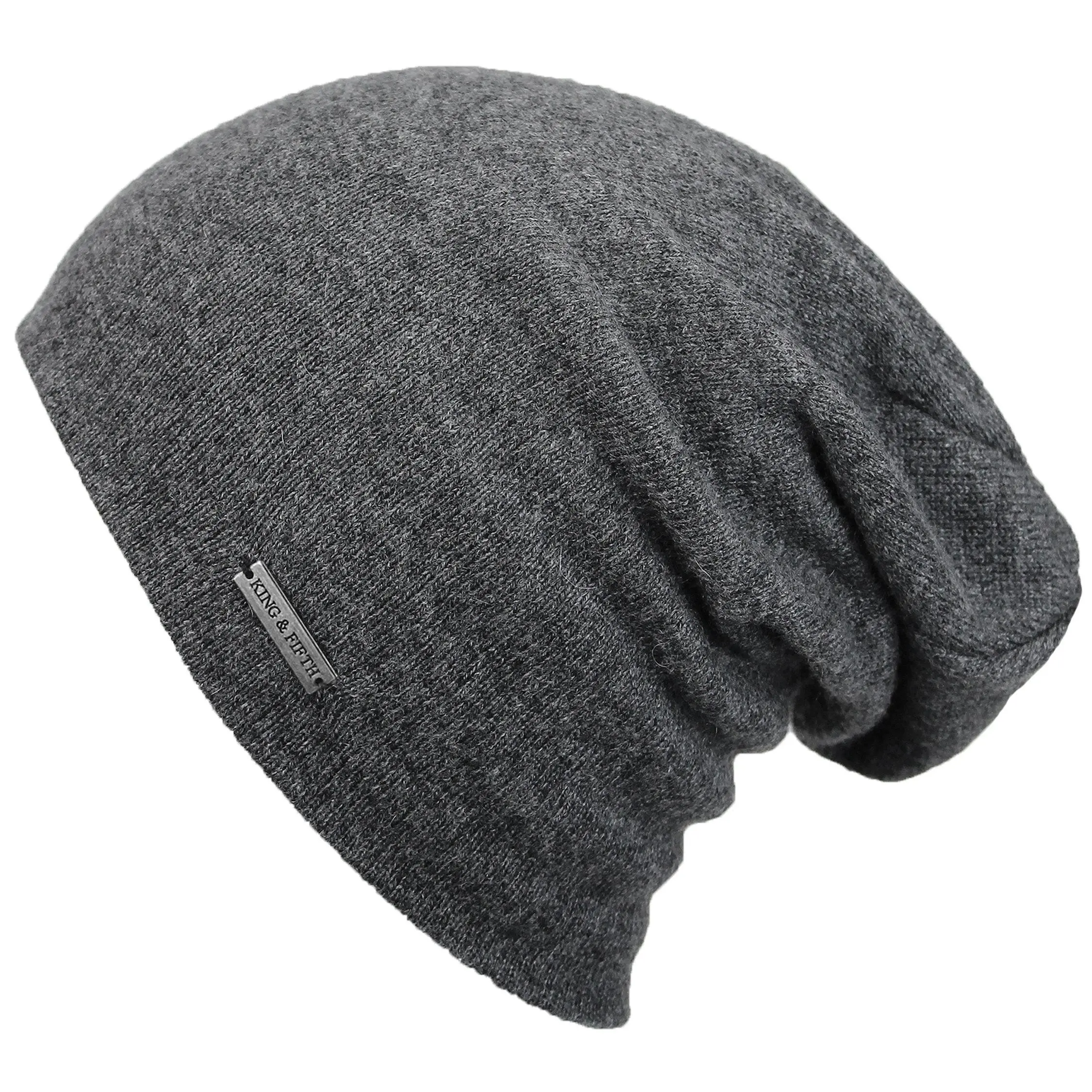 Womens 100% Cashmere Beanie - The David
