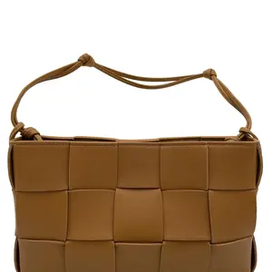 Pre-owned Bottega Veneta LEATHER Shoulder Bags "PRE OWNED" SMALL INTRECCIATO CASSETTE BAG