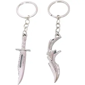 2 count Game Val  Keychains for Women Men,Game  Val  Karambit Charms Keychains Cosplay Accessories Gifts