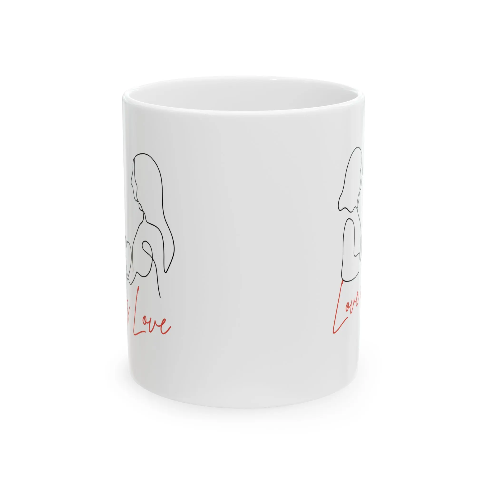 Lesbian Pride Love is Love mug | Ceramic Mug 11oz 15oz