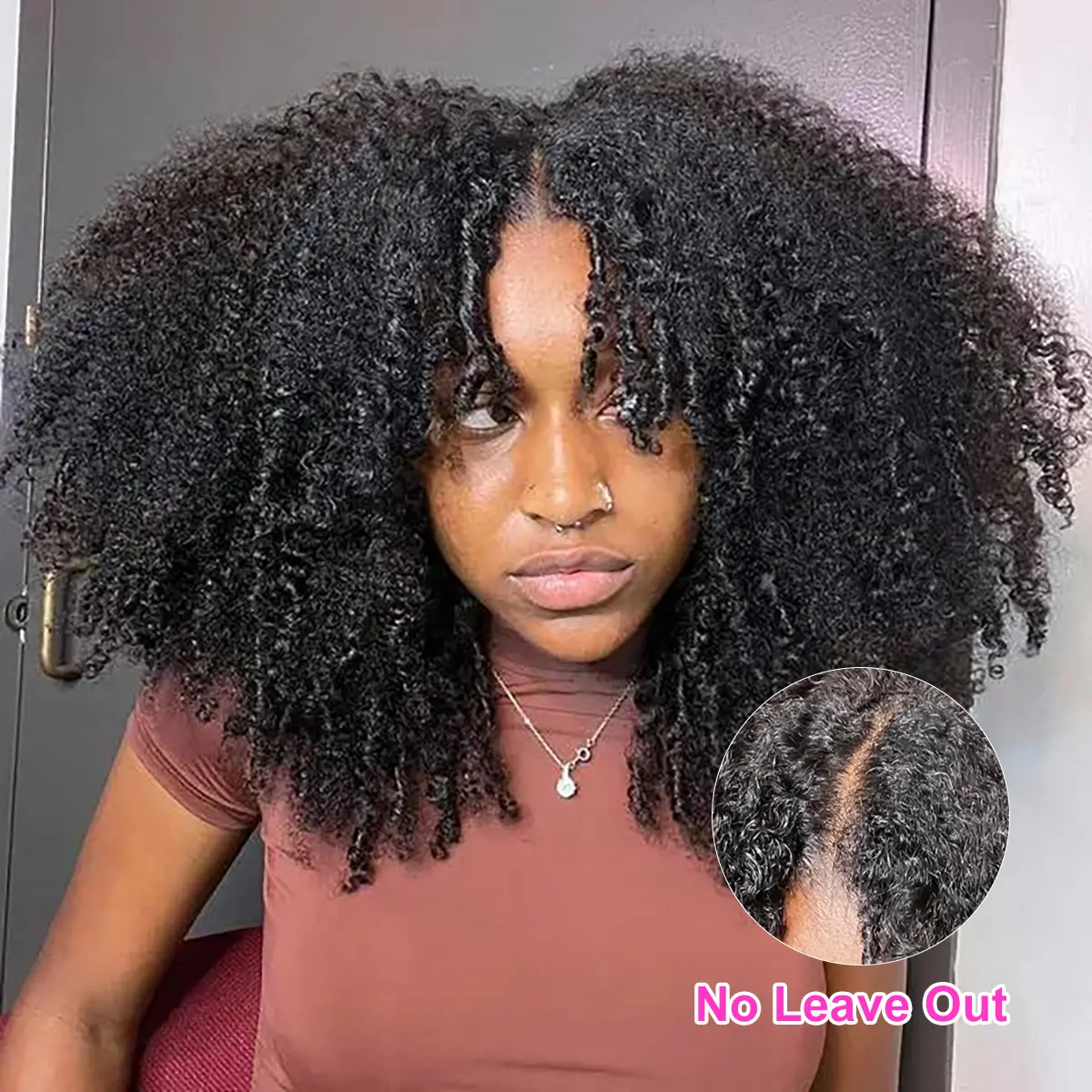 [New arrival] BGMgirl Afro Curly No Leave Out V Part Wig Human Hair Glueless Half Wig Wear Go Protective Style Beginner Friendly Natural Looking back to school #tiktokshopsummersale