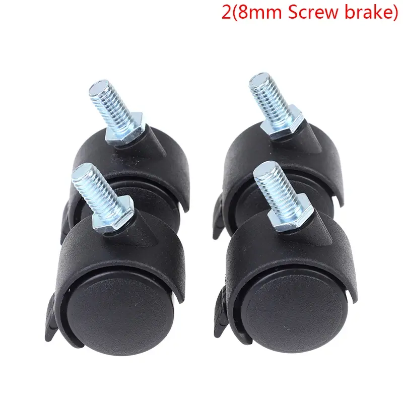 4Pcs Suitcase Wheels Luggage Spinner Caster Silent Luggage Wheels Replacement Wheels Customs Box Trolley Accessories Hot NONE
