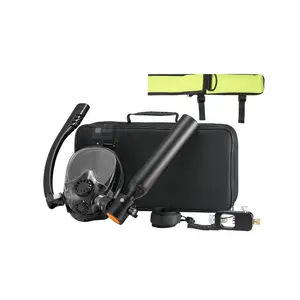 VEVOR Scuba Tank, 0.5L Portable Diving Tank with Pump, Diving Oxygen Cylinder Supports 5 - 10 Minutes Underwater Breathing, 98.43 ft Diving Depth, Refillable Snorkel Air Tank for Underwater ExplorationVEVOR Super Brand Day