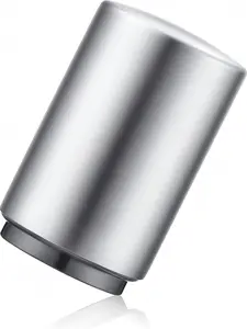 Premium Stainless Steel Automatic Beer Bottle Opener with Ergonomic Magnetic Push Down Cap Opener for Home Bars & Kitchens Easy to Clean Durable Utensils