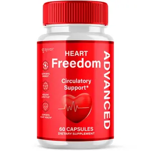 (1 Pack) Heart Freedom Blood Support Advanced Glycogen Supplement 60 Capsules