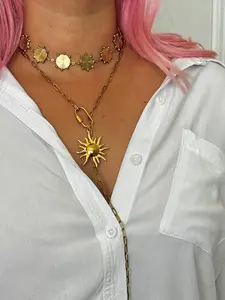 Stainless Steel Choker 14" with 2" Extension Second Necklace Sold Separately