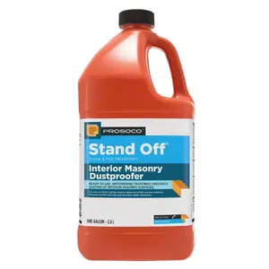 PROSOCO Interior Masonry Dustproofer - Ready-to-use, matte finish, breathable sealer prevents dusting from brick, mortar, natural stone