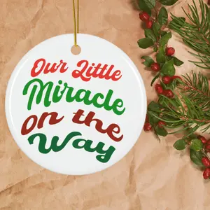 Christmas Tree Decoration, Holiday Gift, Home Decor, Way Miracle, Xmas Keepsake ornaments ceramic Christmas tree Magical ornaments festive holiday tinsel tree