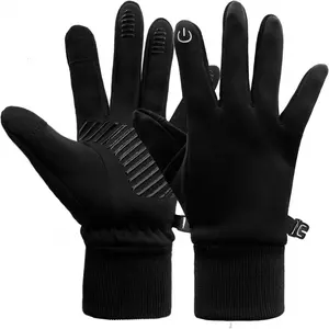 Winter Cycling Gloves Touchscreen Thermal Fleece Sports Gloves for Boys Girls Anti-Slip Outdoor Gloves for Bike Cycling Skiing Running