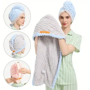1pc Women'S Extra Large Quick-Dry Hair Towel - Super Absorbent Microfiber Turban with Wide Brim, 50x70cm (19.69x27.56in) for Curly, Wavy, Straight Hair - Thick & Soft for Home, Travel, Christmas Gift, Hair Towel For Women