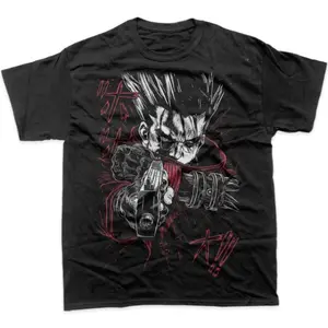 Vash the Stampede Shirt, Trigun Shirt, Anime Shirt, Graphic T-Shirt- Unisex Menswear & Womenswear - Streetwear Tops - Casual Cotton Crewneck Shortsleeve Tshirt