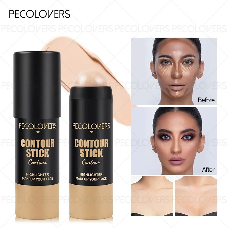 Waterproof Concealer Stick-Contour Stick, Covers Spots, Blemishes, Dark Circles, Natural Matte Finish, Long-lasting, Suitable for All Skin Types