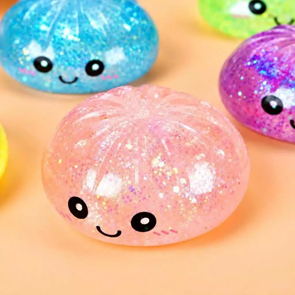 Premium Glitter Bao Bun Blind Box – Cute Stress Relief Fidget Toy