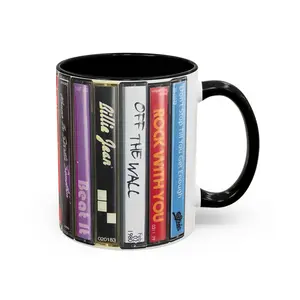 Michael Jackson Music Cassette Retro Collection Accent Mug