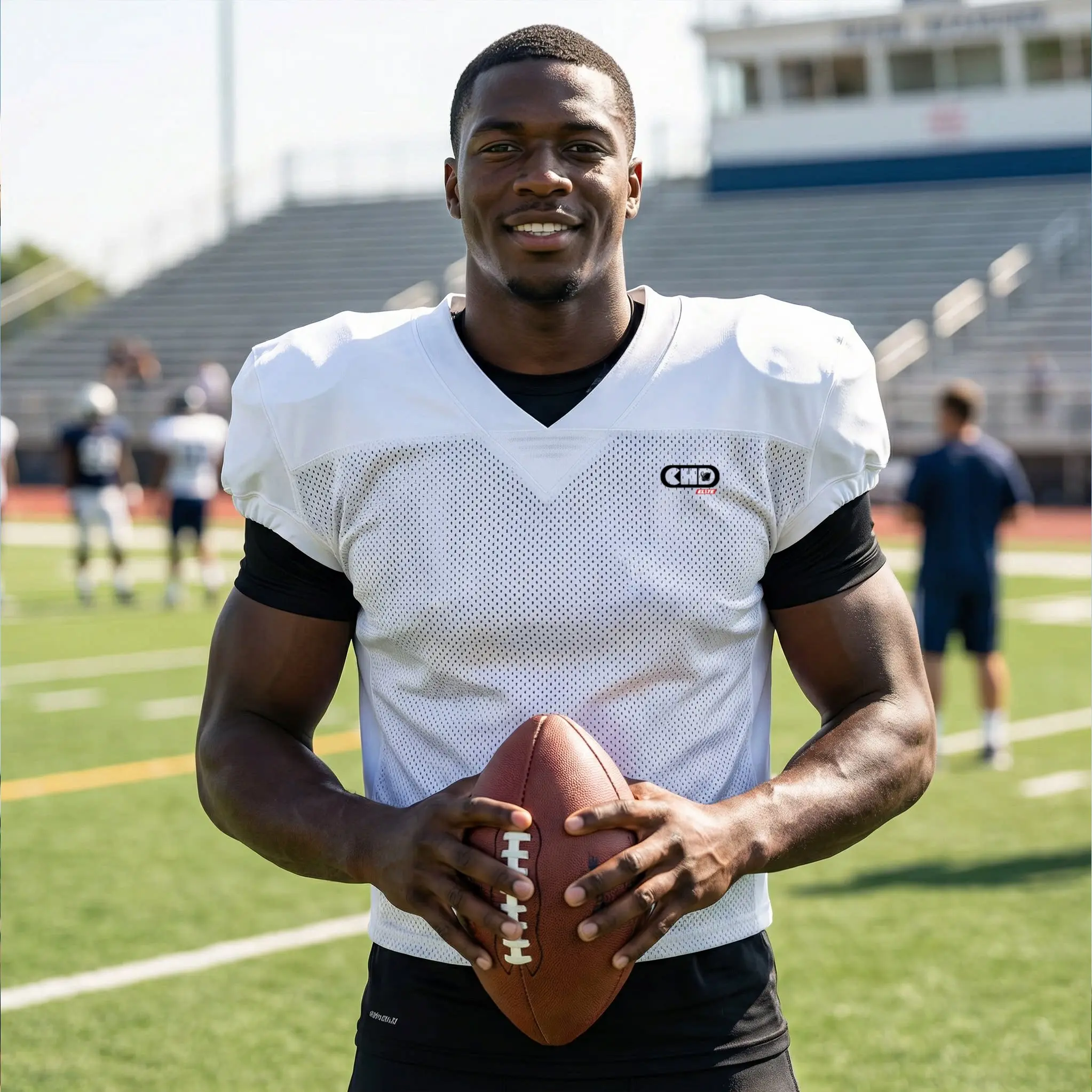 Breathable & Contoured American Football Practice Jersey: CHD Gen 2 with Maximum Swag & Fit