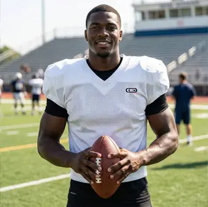 Breathable & Contoured American Football Practice Jersey: CHD Gen 2 with Maximum Swag & Fit
