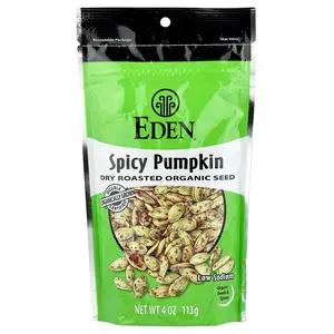 Eden Foods Organic Spicy Pumpkin Seeds, Dry Roasted, 4 oz (113 g)