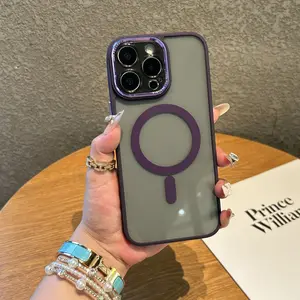 Matte Translucent Soft TPU Protective Smartphone Casing, Shockproof Tech Accessory for iPhone 16/15/14/13/12/11 Pro Max & 16e, Wireless Charge Compatible Mobile Phone Accessories