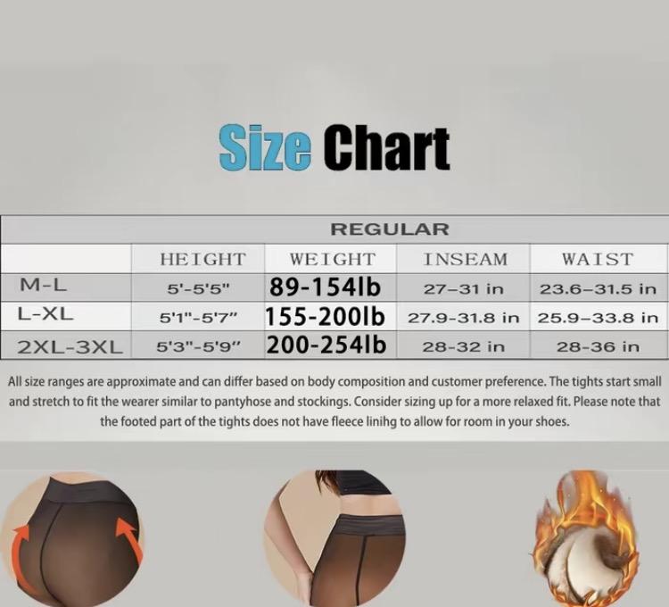 2026 NEW COMPRESSION BAND &ONE SEAM OPTION! THE ORIGINALMAGIC FLEECE LINED LEGGINGS -M TO 3XL - 3 SHADES-CLOSED FOOT -Fleece Tights Available in Plus Size andLight to Brown Fur Womenswear Basic 2026 NEW COMPRESSION BAND &ONE SEAM OPTION! THE ORIGINALMAGIC FLEECE LINED LEGGINGS -M TO 3XL - 3 SHADES-CLOSED FOOT -Fleece Tights Available in Plus Size andLight to Brown Fur Womenswear Basic