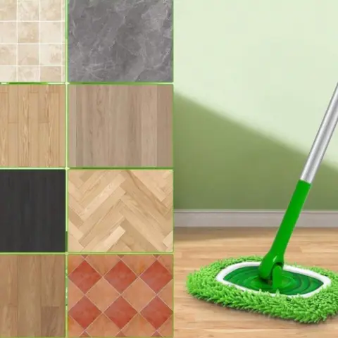 Reusable Wet Pads Mop Refills for Swiffer Sweeper Mop, Dry Sweeping & Wet Mopping Cloths, Washable Microfiber Pads, Cleaning, Cleaning Floor Mop, 3 Pack, Handle Not Included