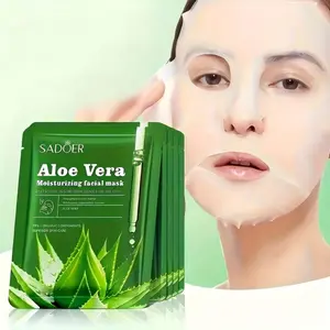 Aloe Hydrating Moisturizing Face Masks with Hyaluronic Acid & Vitamin E | Hydrates & Firms Skin | Alcohol-Free, All Skin Types | Men & Women | Morning & Evening Use | Hydrating Night Mask