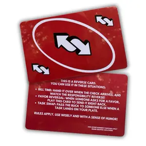 Reverse High Quality PVC Card (3 Pack)