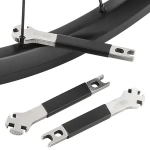 2pcs Bicycle Spoke Wrench, Multiple Colors, Adjustment Tool for Mountain Bike Wheel Spokes Correction and Replacement