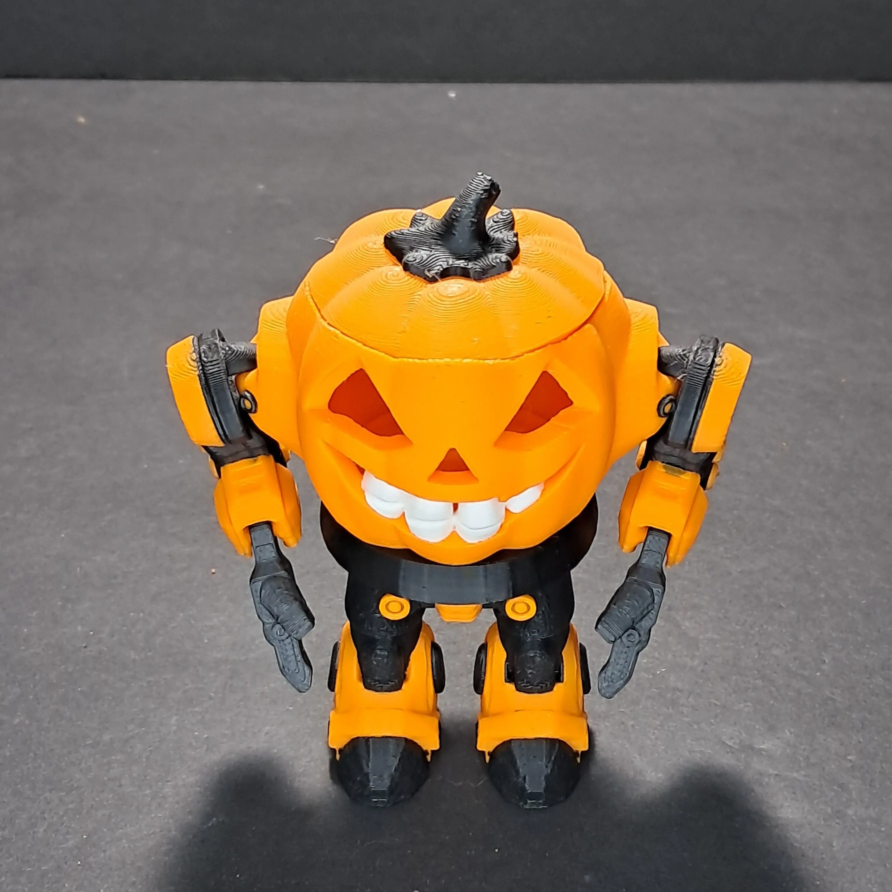 3D Printed Articulating Robot Decorative Figurine - 5 in x 4 in x 3 in Spooky Flameless Tealight Holder, Halloween Decoration, Entertainment Collectibles Accessories, Figurines & Miniatures